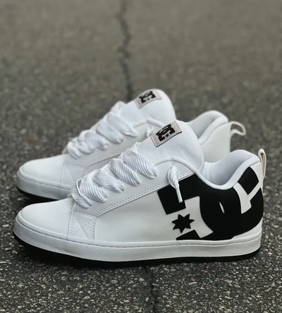 Dc Shoes New Court Graffik Sd White Black