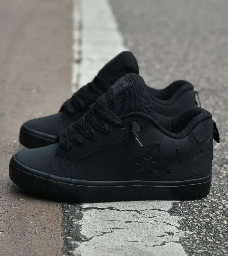 Dc Shoes New Court Graffik Sd Black Black Black