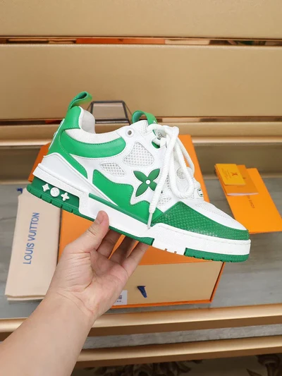 LV Skate - White Green