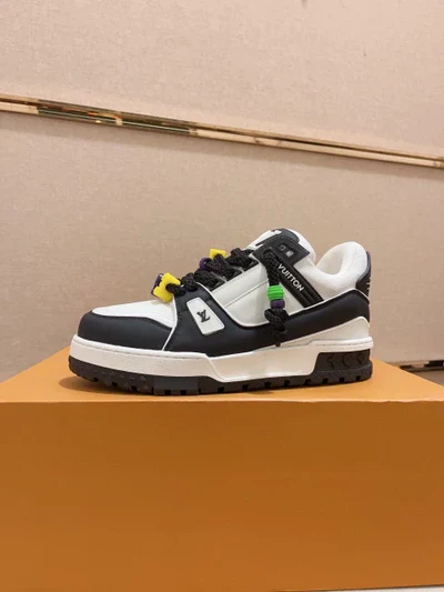 LV *Trainer Maxi - Black White