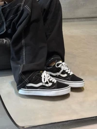 Tênis Mad Rats Old School Preto/Branco
