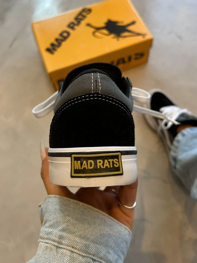 Tênis Mad Rats Old School Grafite/Black