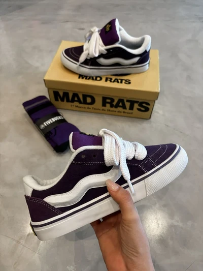 Tênis Mad Rats Bulky Classic 90 Roxo Destaque