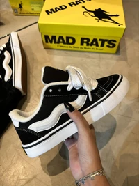 Tênis Mad Rats Bulky Classic 90 Preto Destaque