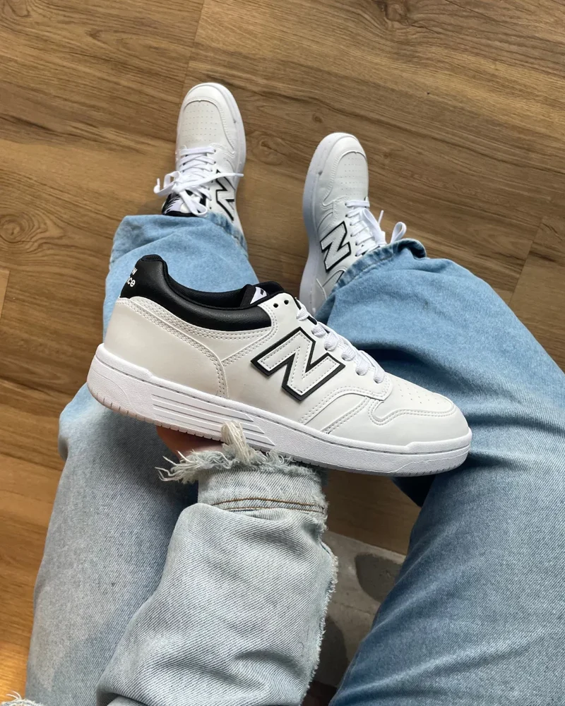 New Balance 480 Low Branco Preto