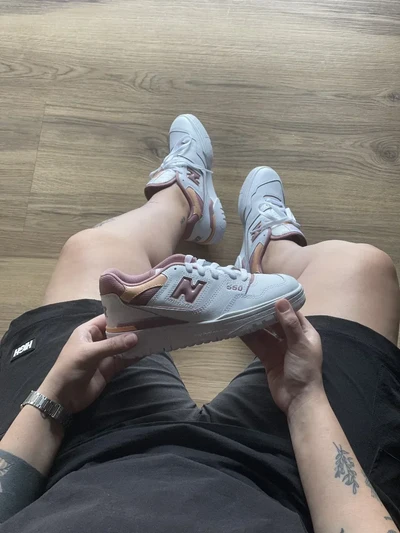 New Balance 550 Branco Rosa