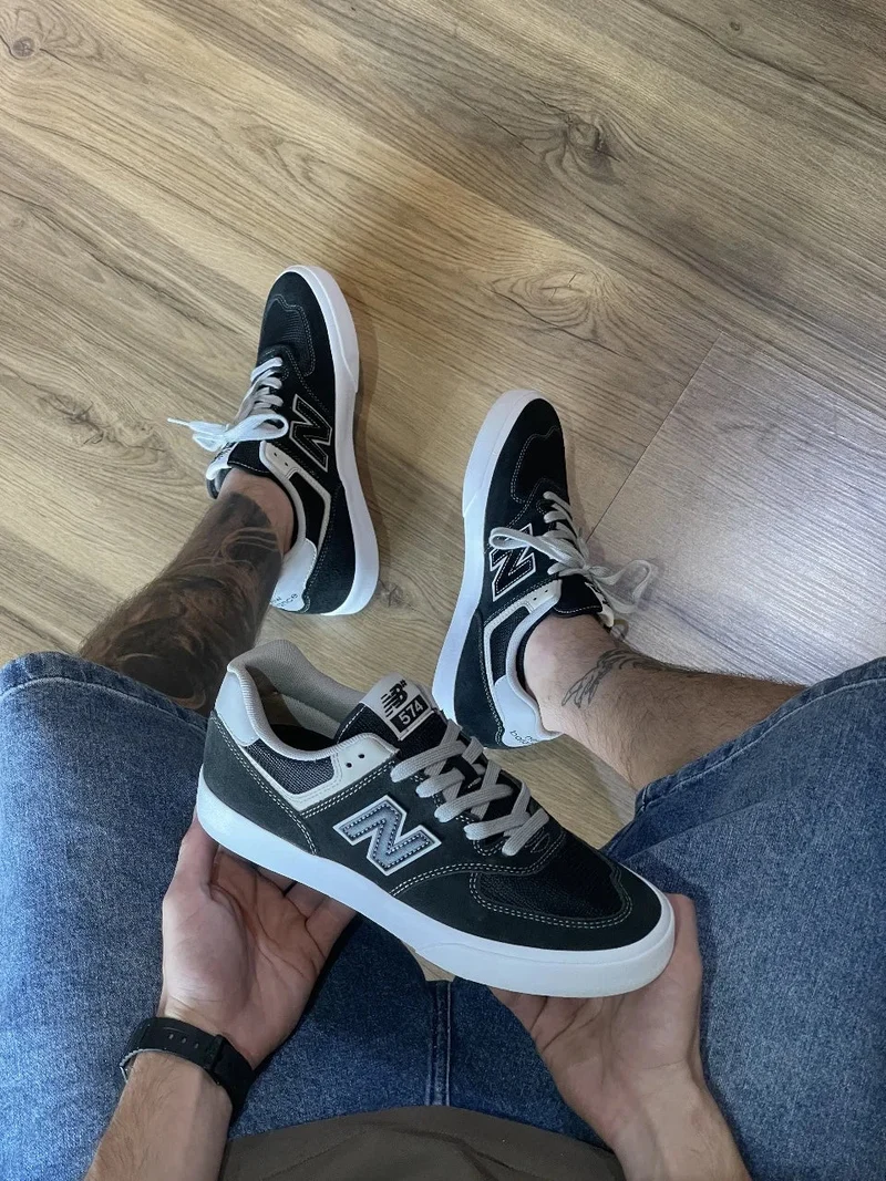 New Balance Nb Numeric 574 Vulc Black Grey