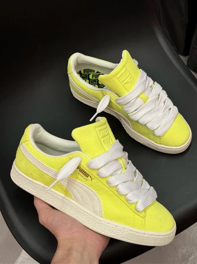 Puma Suede Neon Verde