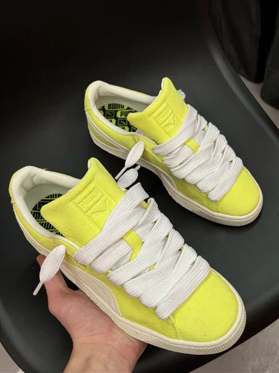 Puma Suede Neon Verde