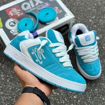 Qix Chorão Lado B Turquesa Azul/Branco