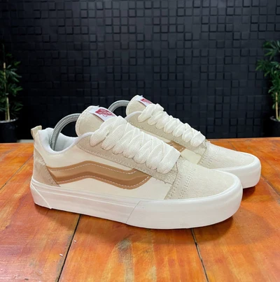 Vans Knu Skool Off White Champangne/Marrom