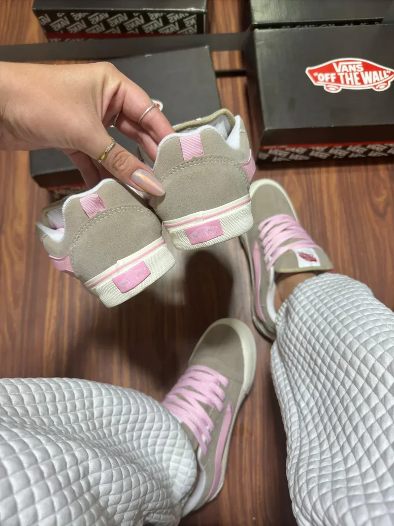 Vans Knu Skool Marrom e Rosa