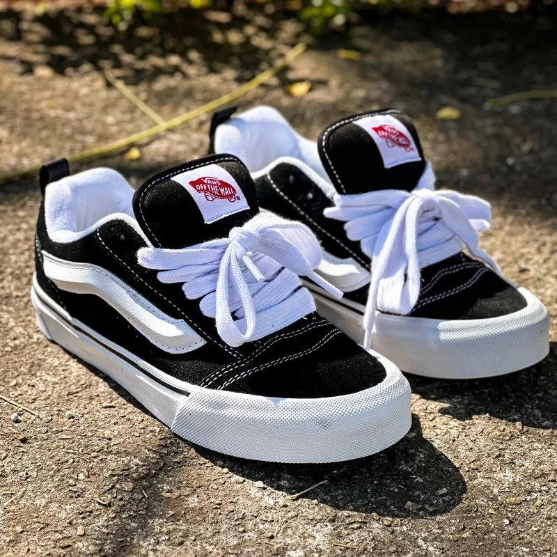 Vans Knu Skool Black White