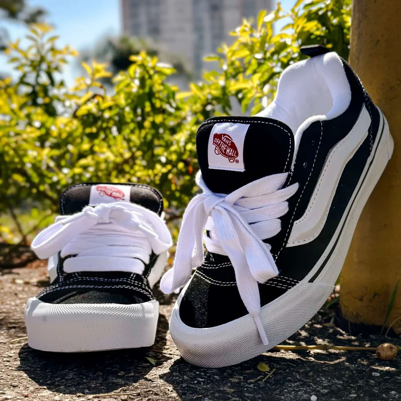 Vans Knu Skool Black White