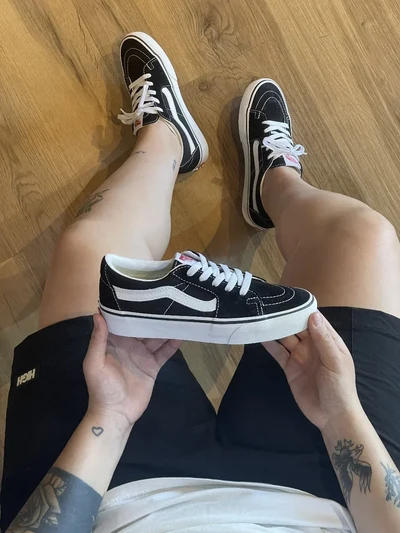 Vans SK8-Low Black/White