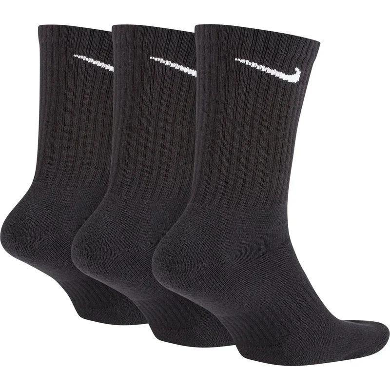 Meia Nike Cano Alto 3 Pares Preta