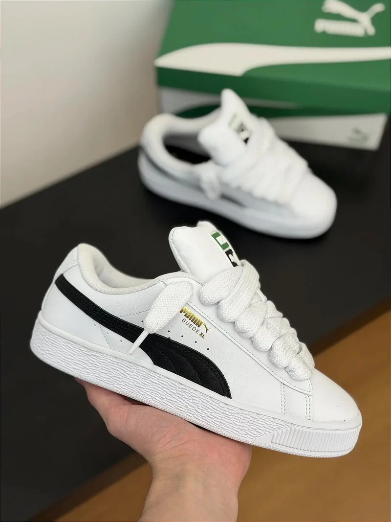 Puma Suede XL LTH (branco/preto)