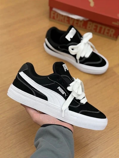 PUMA PARK VULC (black/white)