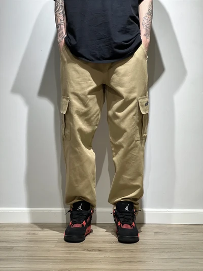CALÇA CARGO BEGE (sarja premium)