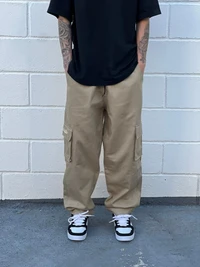 CALÇA CARGO 2.0 bege (sarja premium)