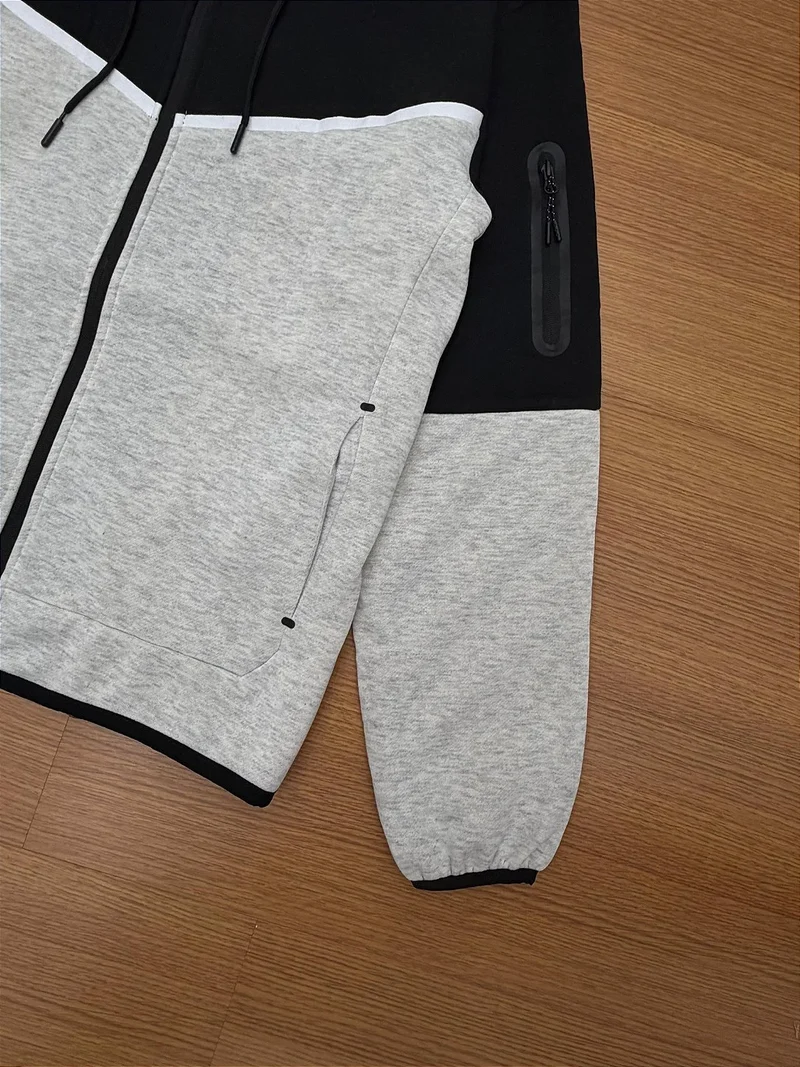 CONJUNTO MOLETOM TECH (preto/mescla)
