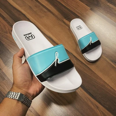 Chinelo hocks white black/mint